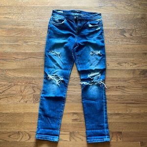 Joes distressed jeans size 26